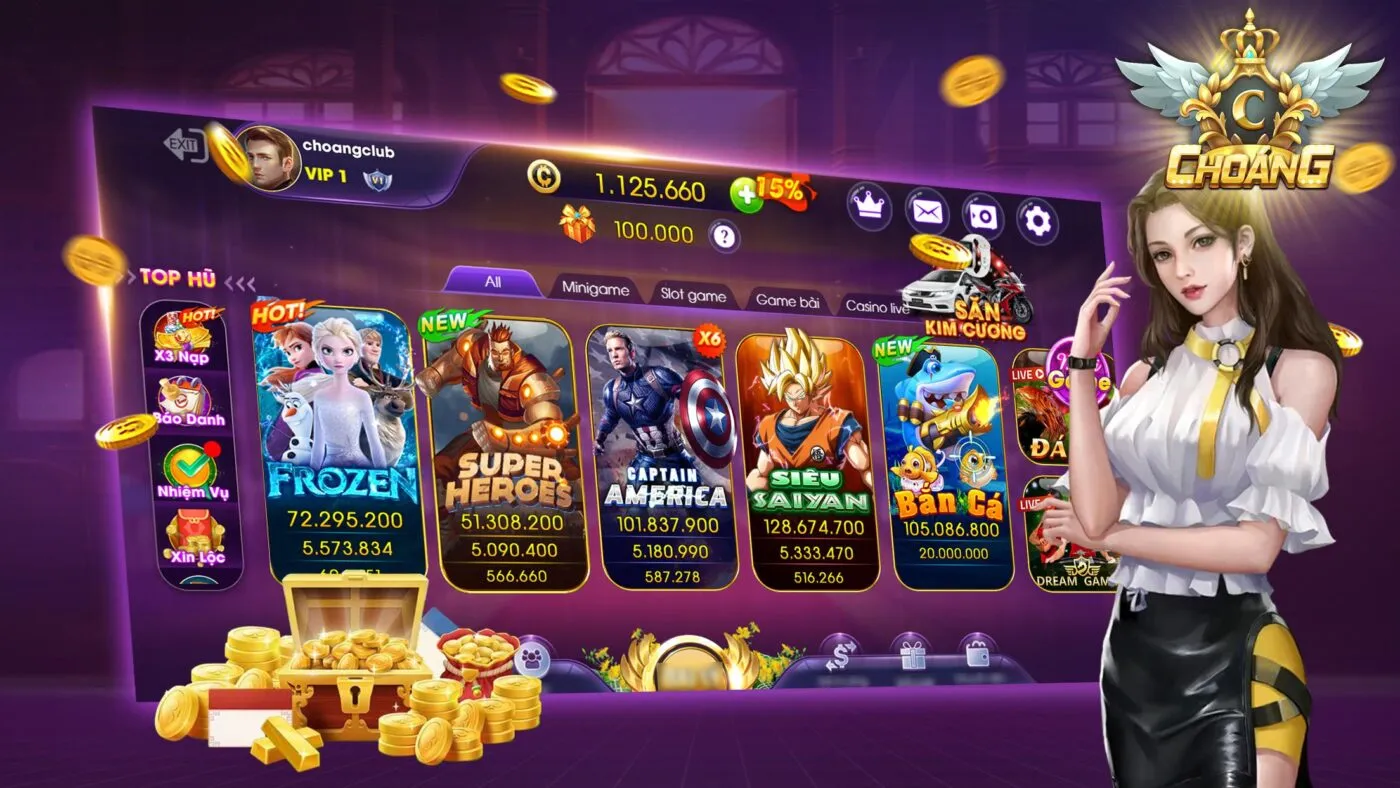 Tổng hợp kho trò chơi đặc biệt do Choang Club cung cấp